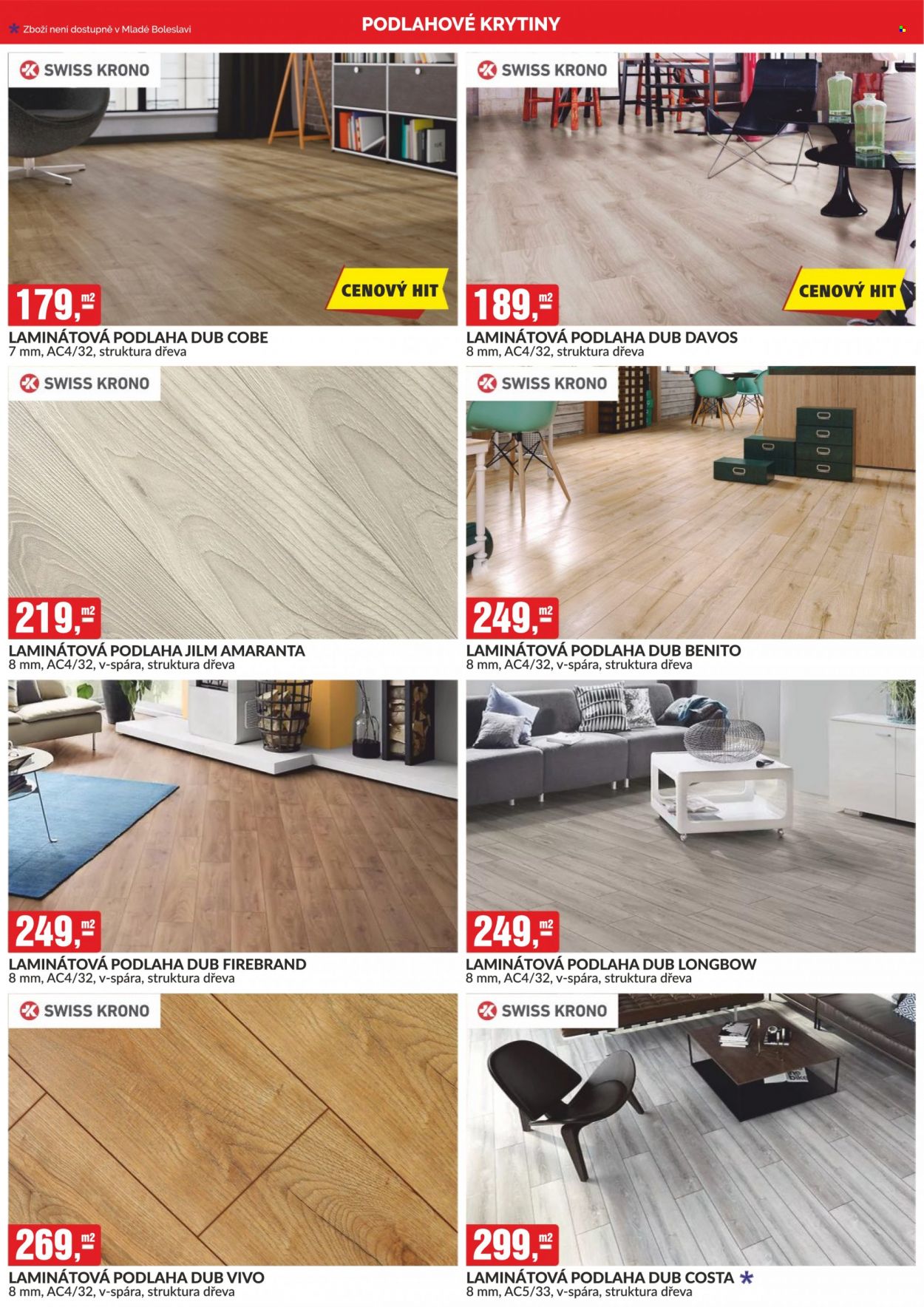 thumbnail - Leták Baumax - 1.8.2022 - 31.8.2022 - Produkty v akci - podlahové krytiny, podlaha, laminátová podlaha. Strana 22.