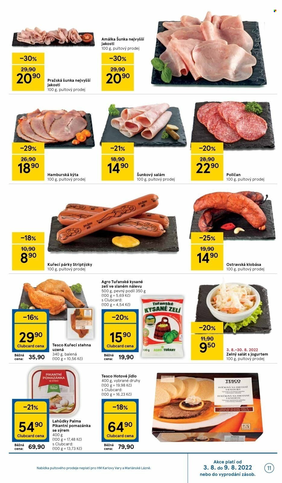 Leták TESCO - 3.8.2022 - 9.8.2022. Strana 11