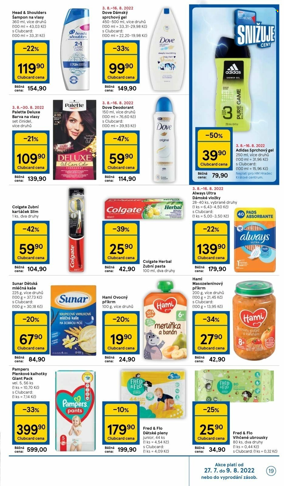 Leták TESCO - 3.8.2022 - 9.8.2022. Strana 19