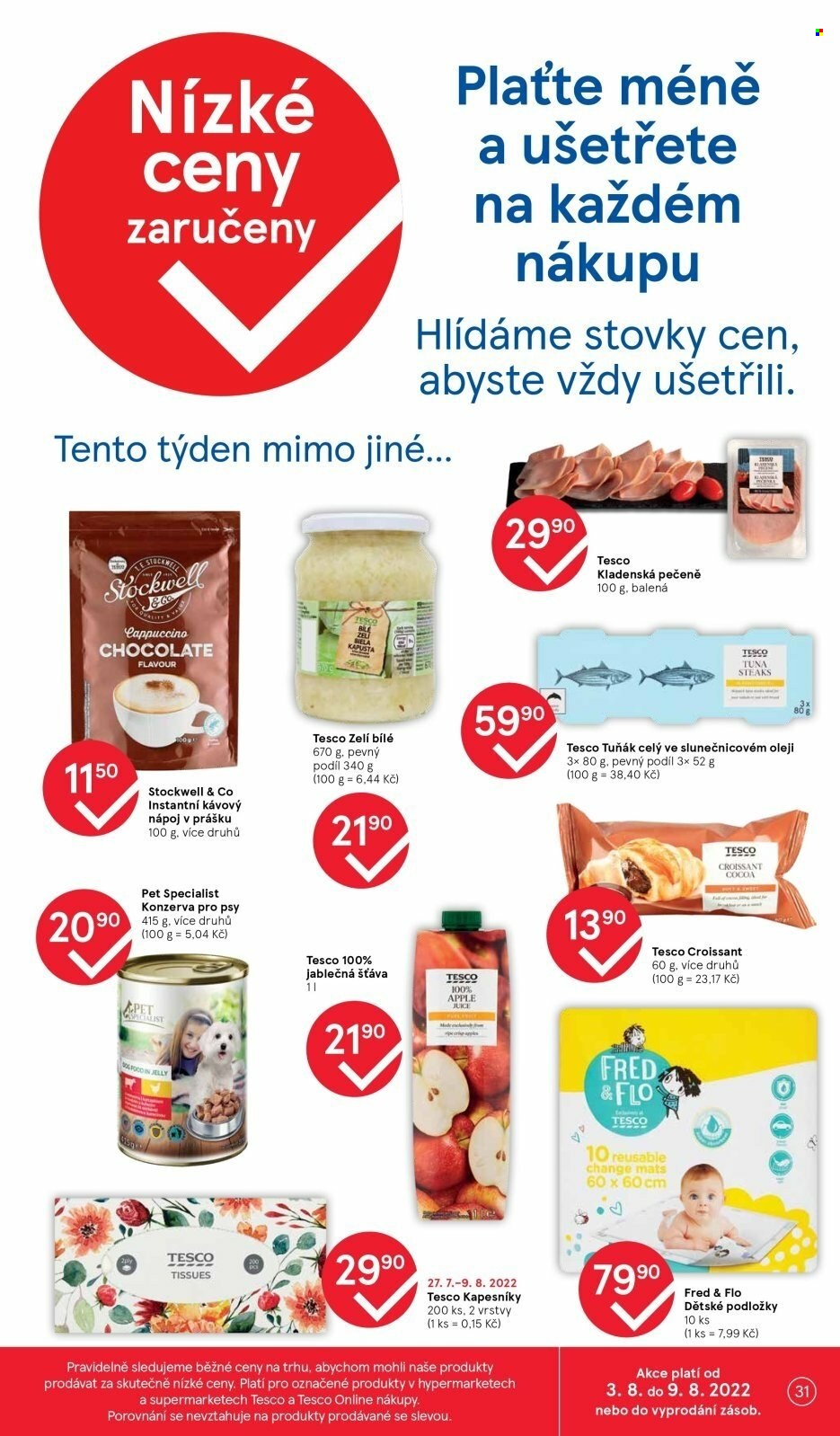 Leták TESCO - 3.8.2022 - 9.8.2022. Strana 31