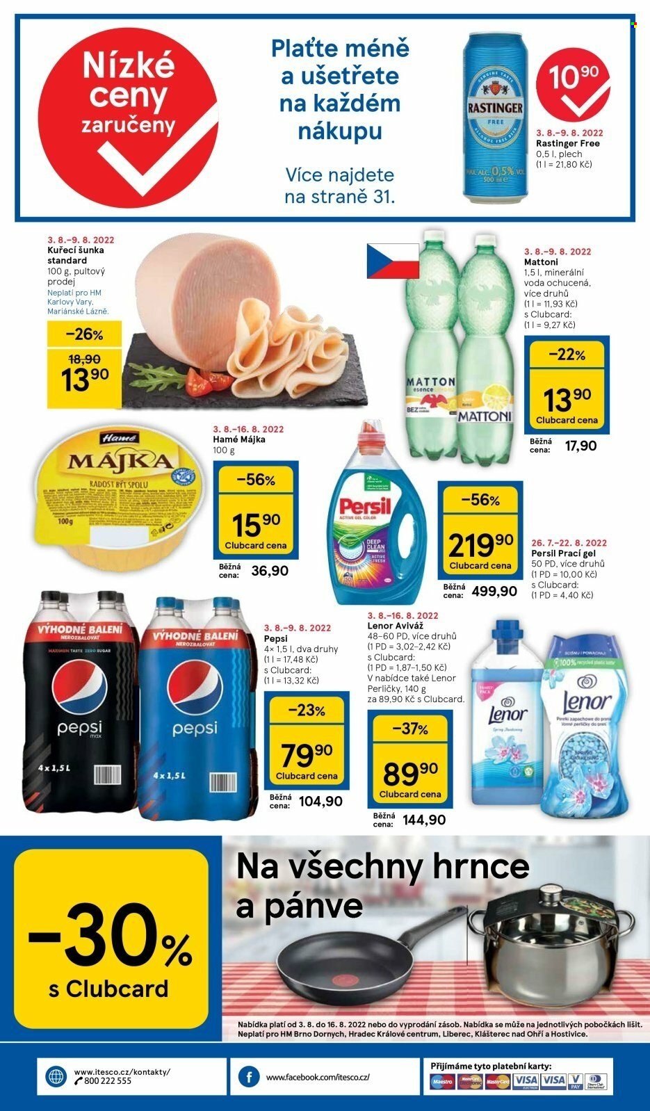 Leták TESCO - 3.8.2022 - 9.8.2022. Strana 32