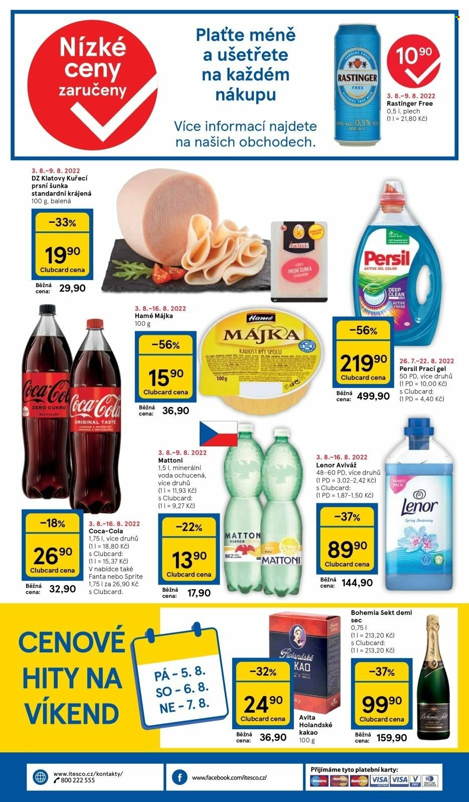 Leták TESCO supermarket - 3.8.2022 - 9.8.2022. Strana 8
