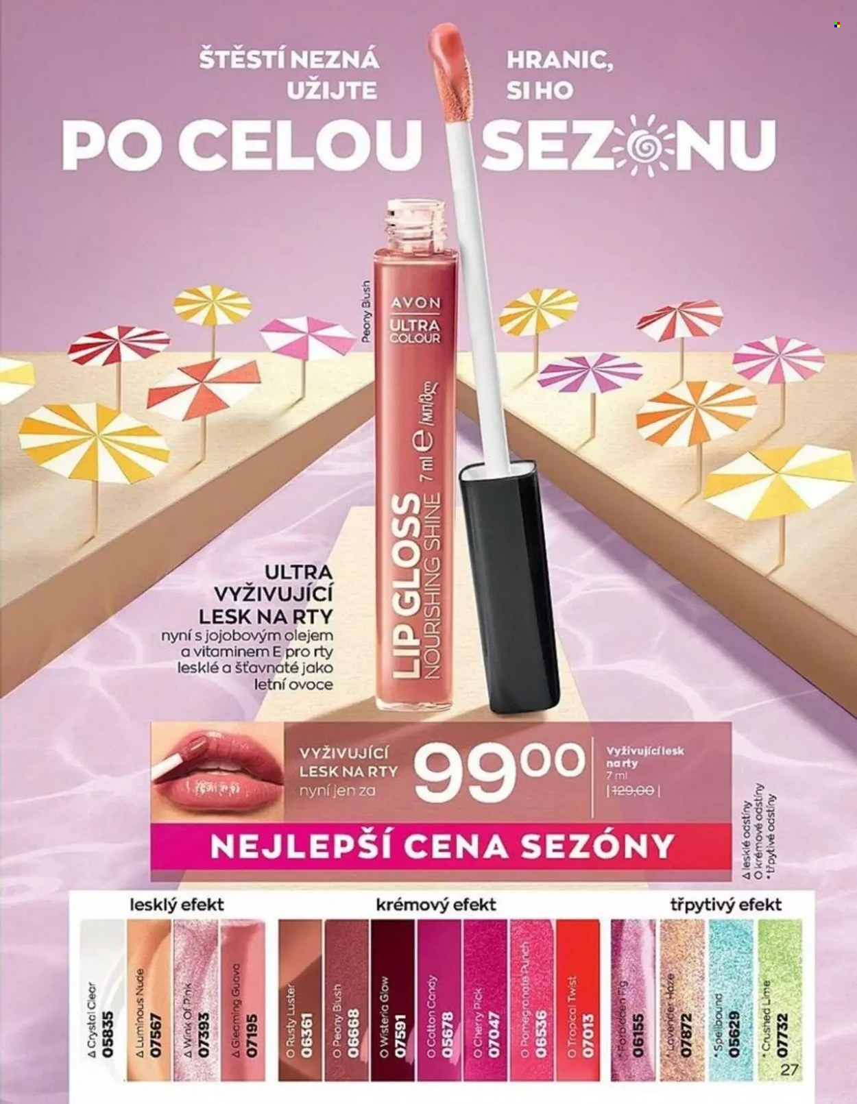 Leták AVON - 1.8.2022 - 31.8.2022. Strana 27