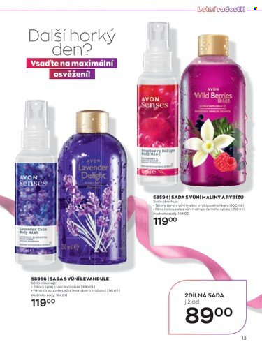 Leták AVON - 1.8.2022 - 31.8.2022. Strana 13