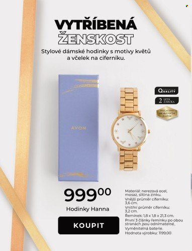 Leták AVON - 1.8.2022 - 30.9.2022. Strana 38