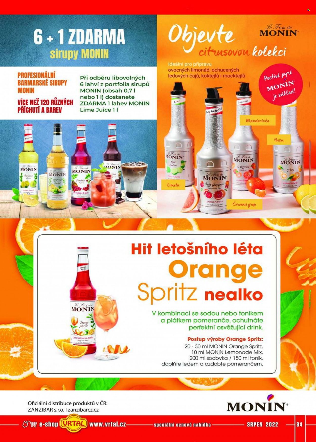 Leták Vrtal - 1.8.2022 - 31.8.2022. Strana 34