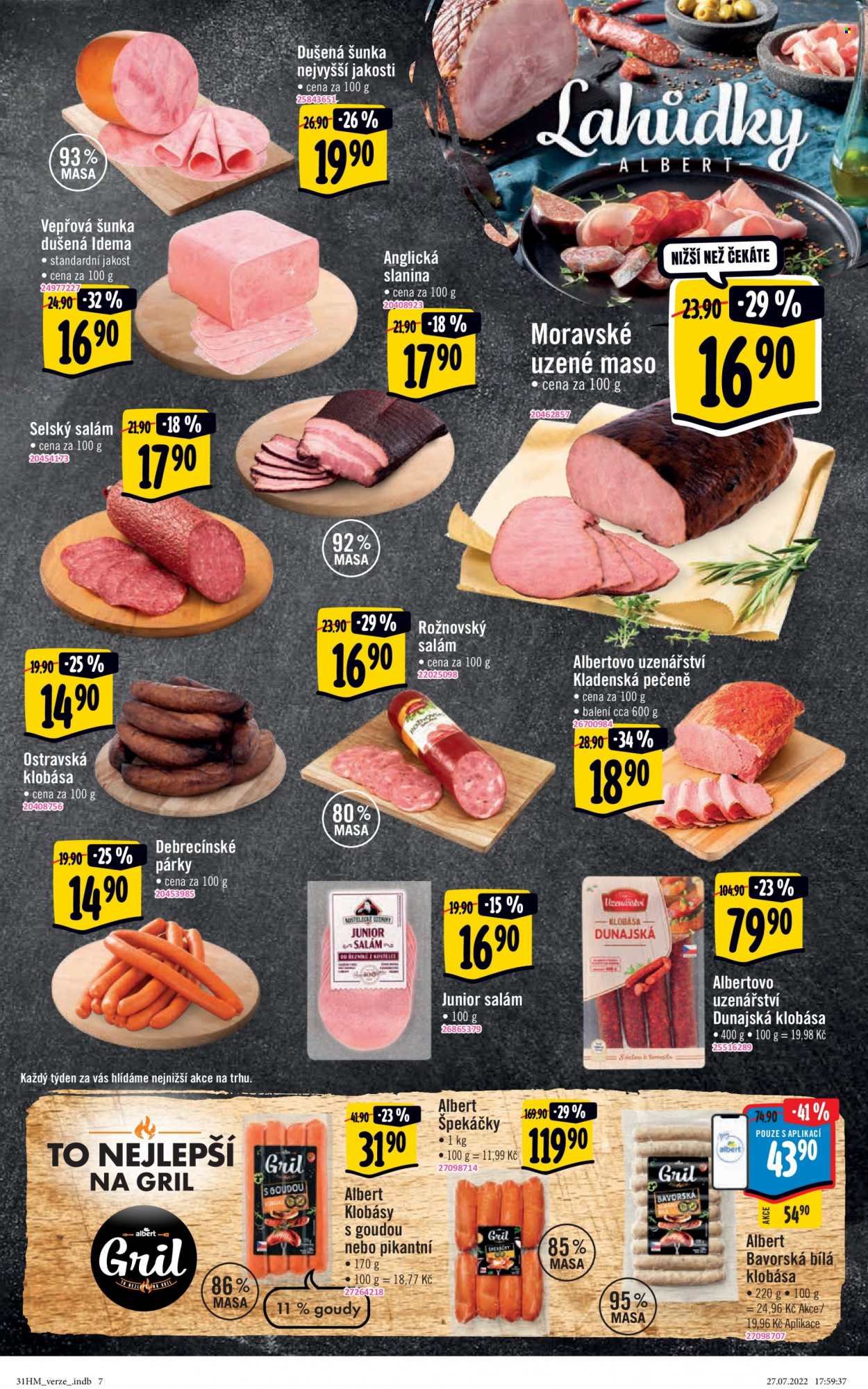 Leták Albert Hypermarket - 3.8.2022 - 9.8.2022. Strana 7
