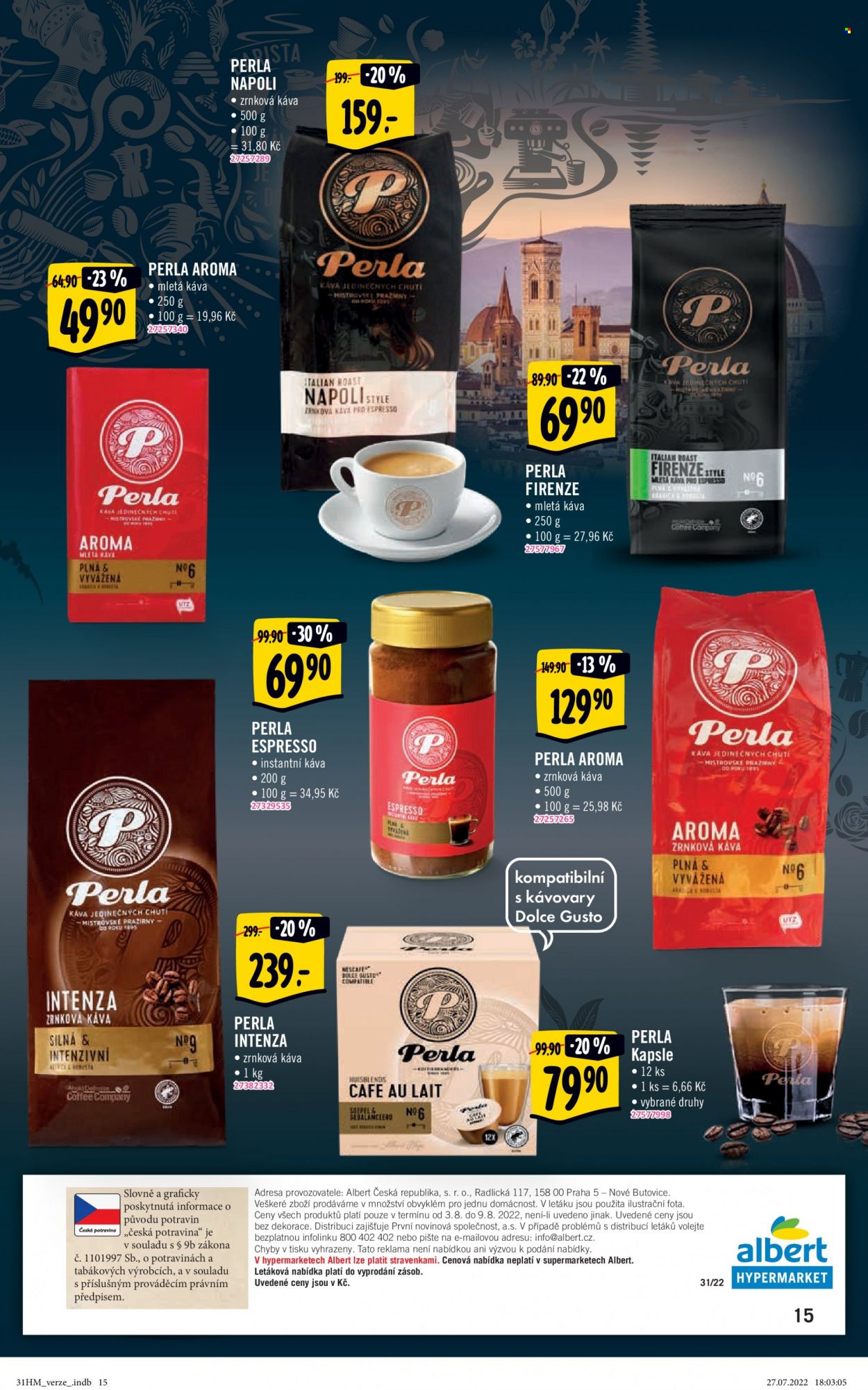 Leták Albert Hypermarket - 3.8.2022 - 9.8.2022. Strana 15