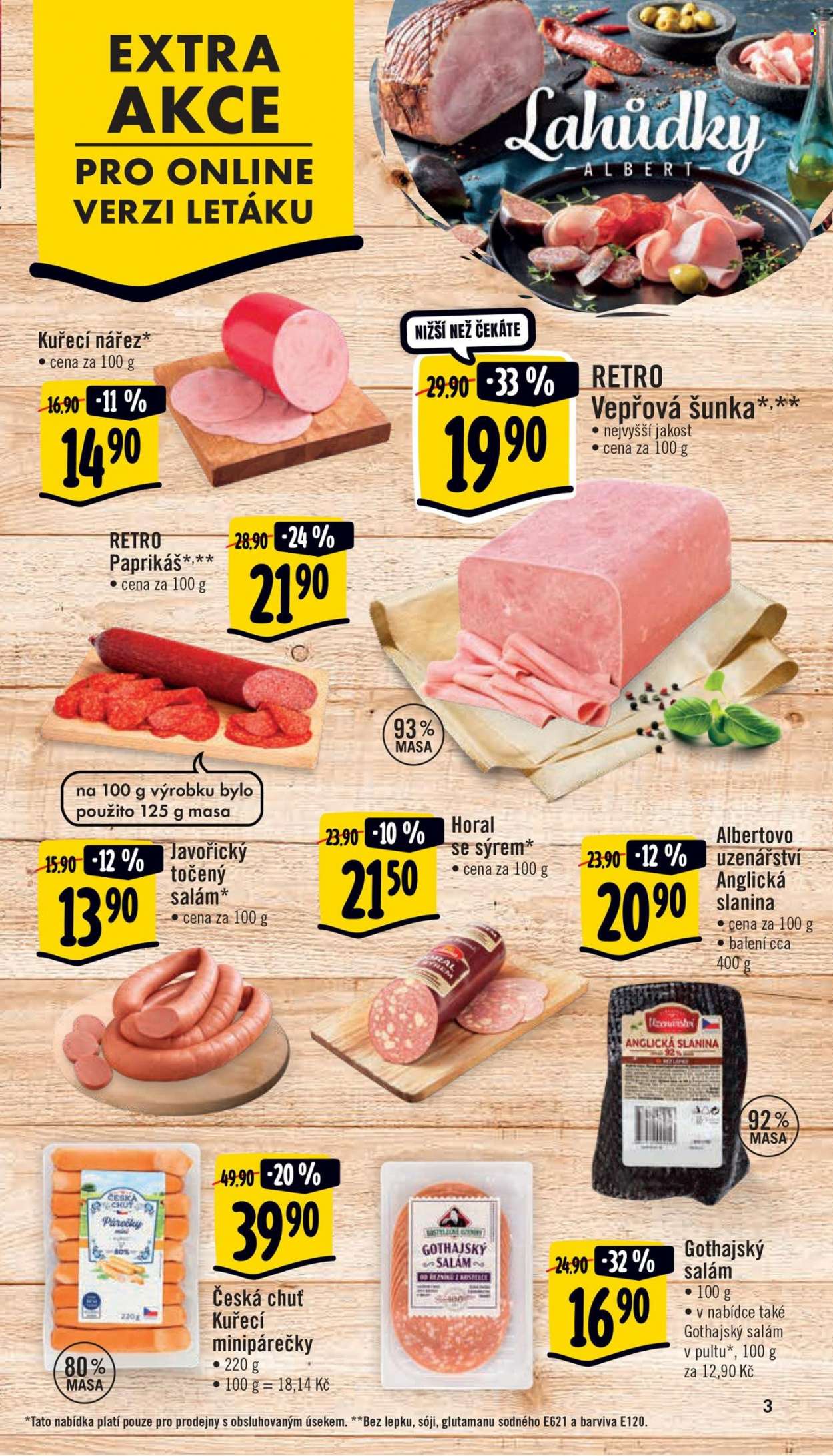 Leták Albert Supermarket - 3.8.2022 - 9.8.2022. Strana 3