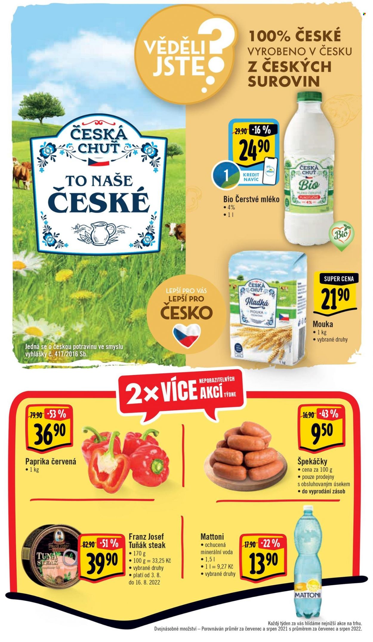 Leták Albert Supermarket - 3.8.2022 - 9.8.2022. Strana 20