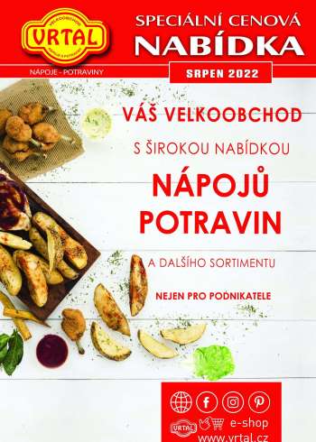 Leták Vrtal - 1.8.2022 - 31.8.2022.