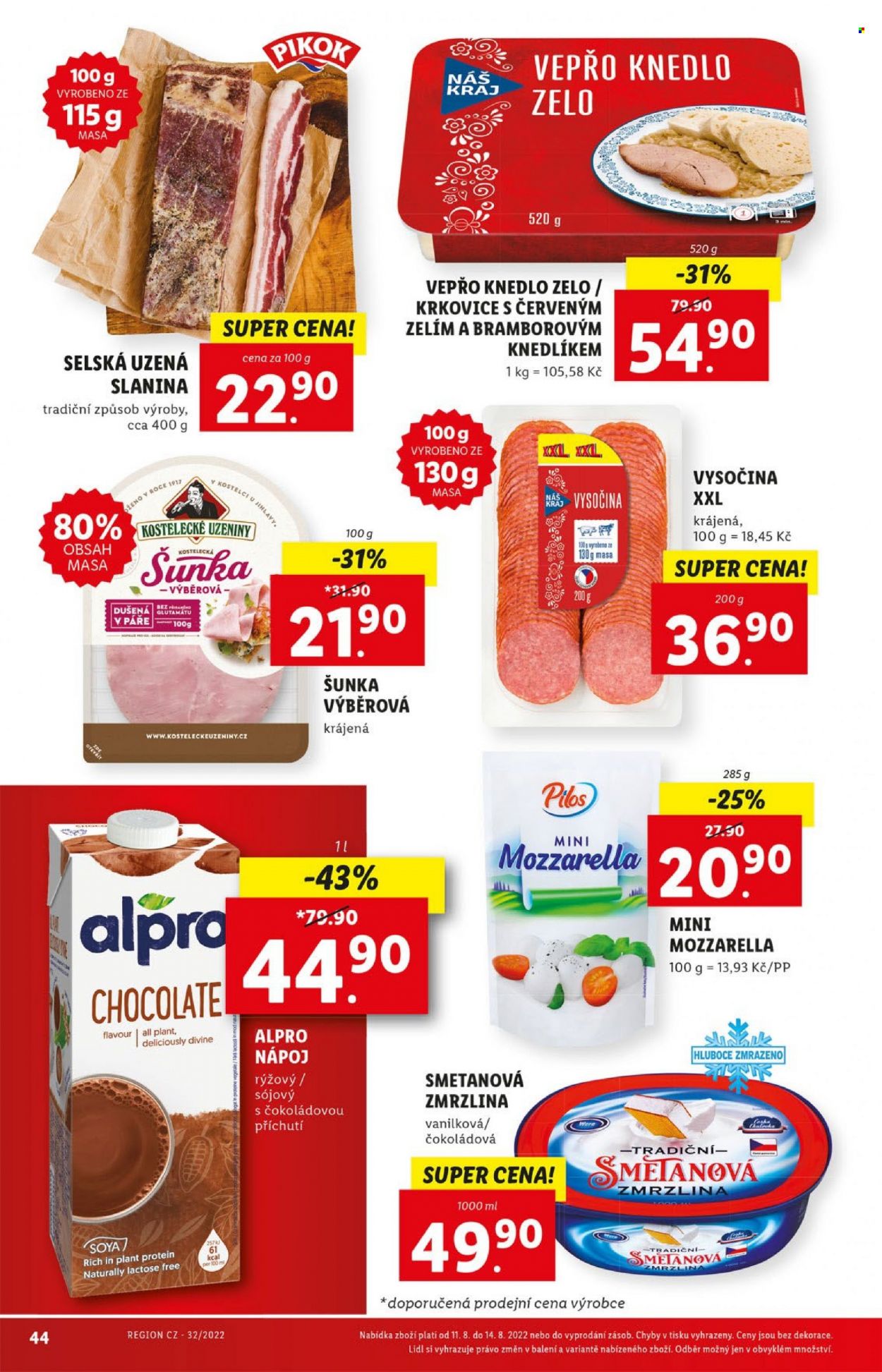 Leták Lidl - 8.8.2022 - 14.8.2022. Strana 44