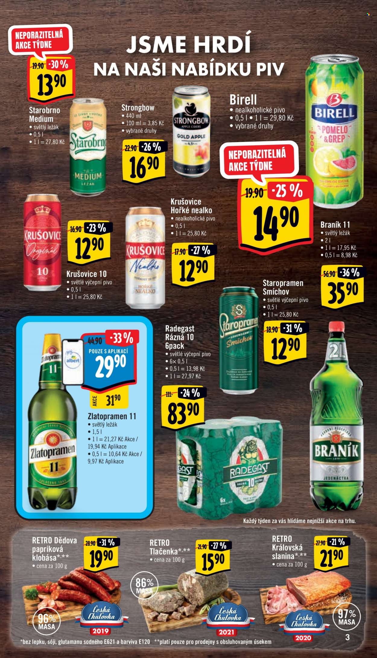 Leták Albert Supermarket - 10.8.2022 - 16.8.2022. Strana 3