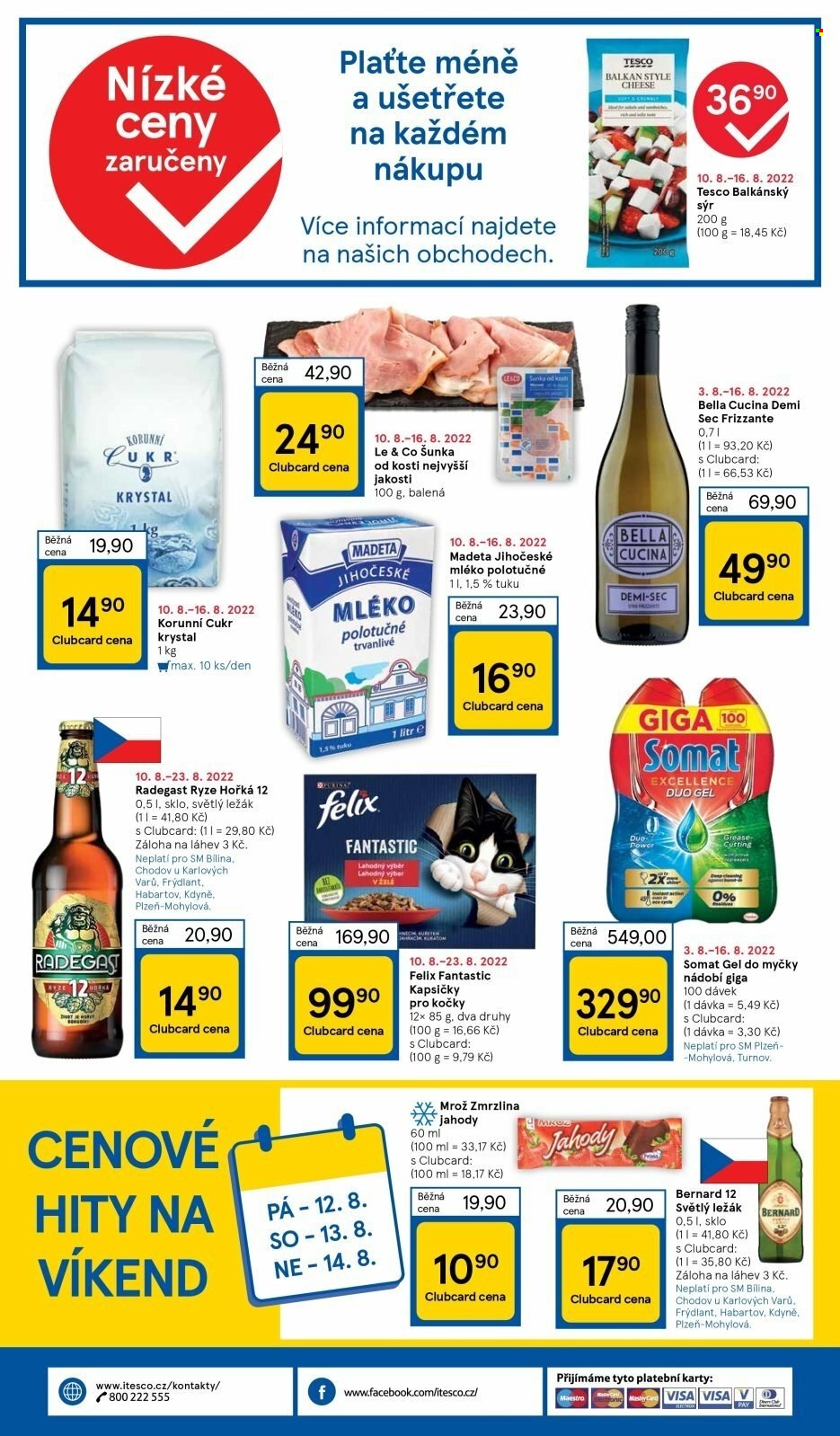 Leták TESCO supermarket - 10.8.2022 - 16.8.2022. Strana 8