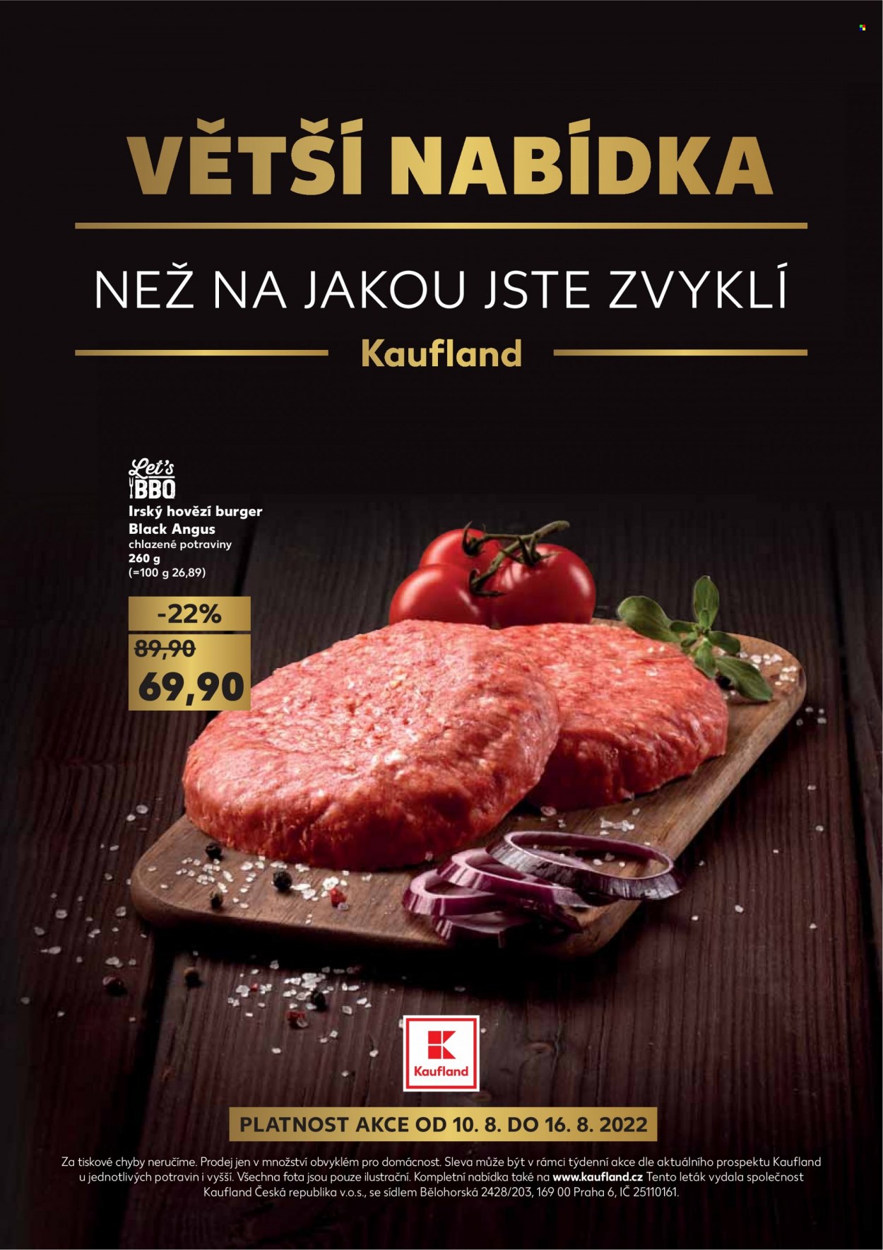 Leták Kaufland - 10.8.2022 - 16.8.2022. Strana 1