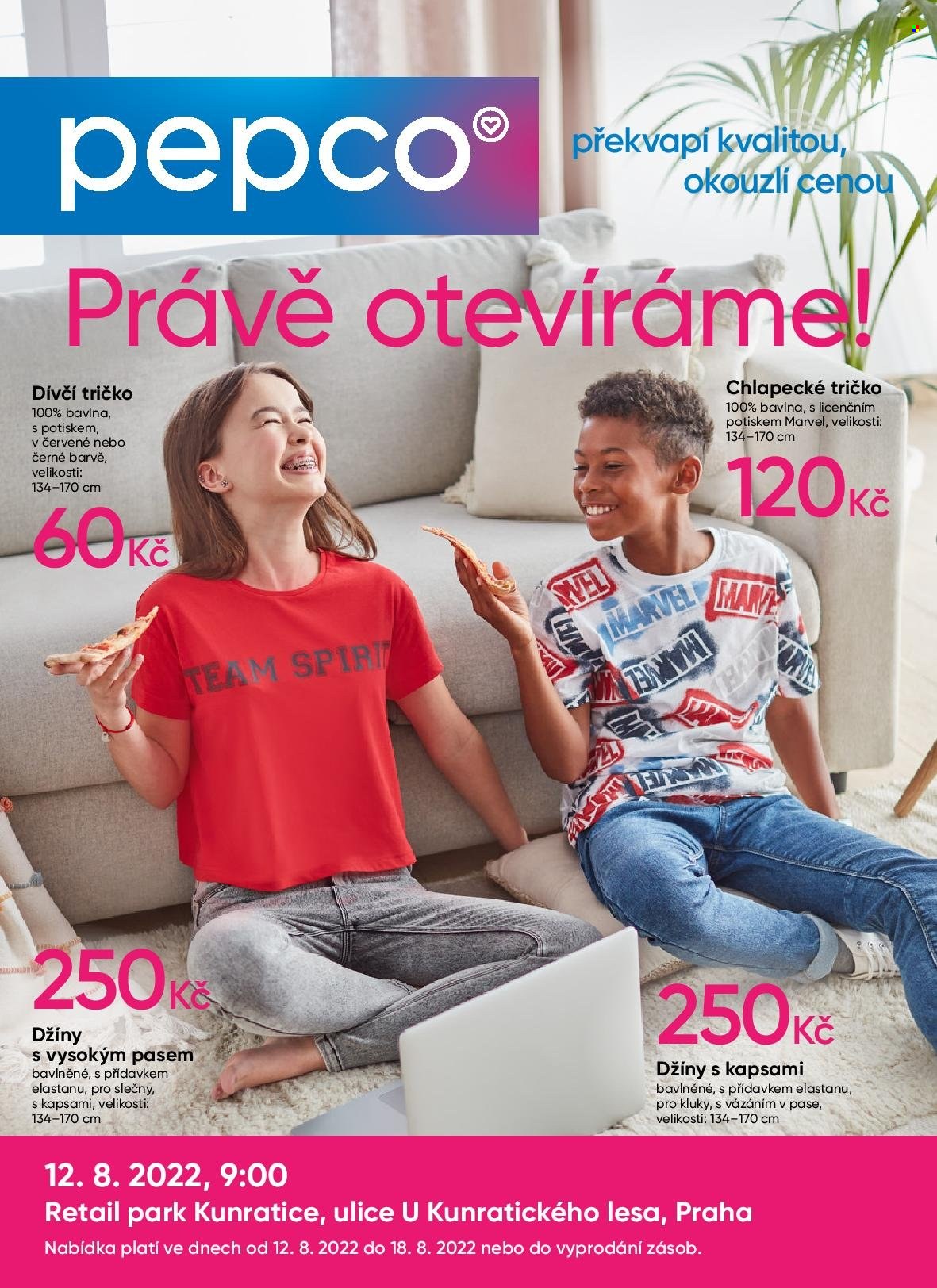 Leták PEPCO - 12.8.2022 - 18.8.2022. Strana 1