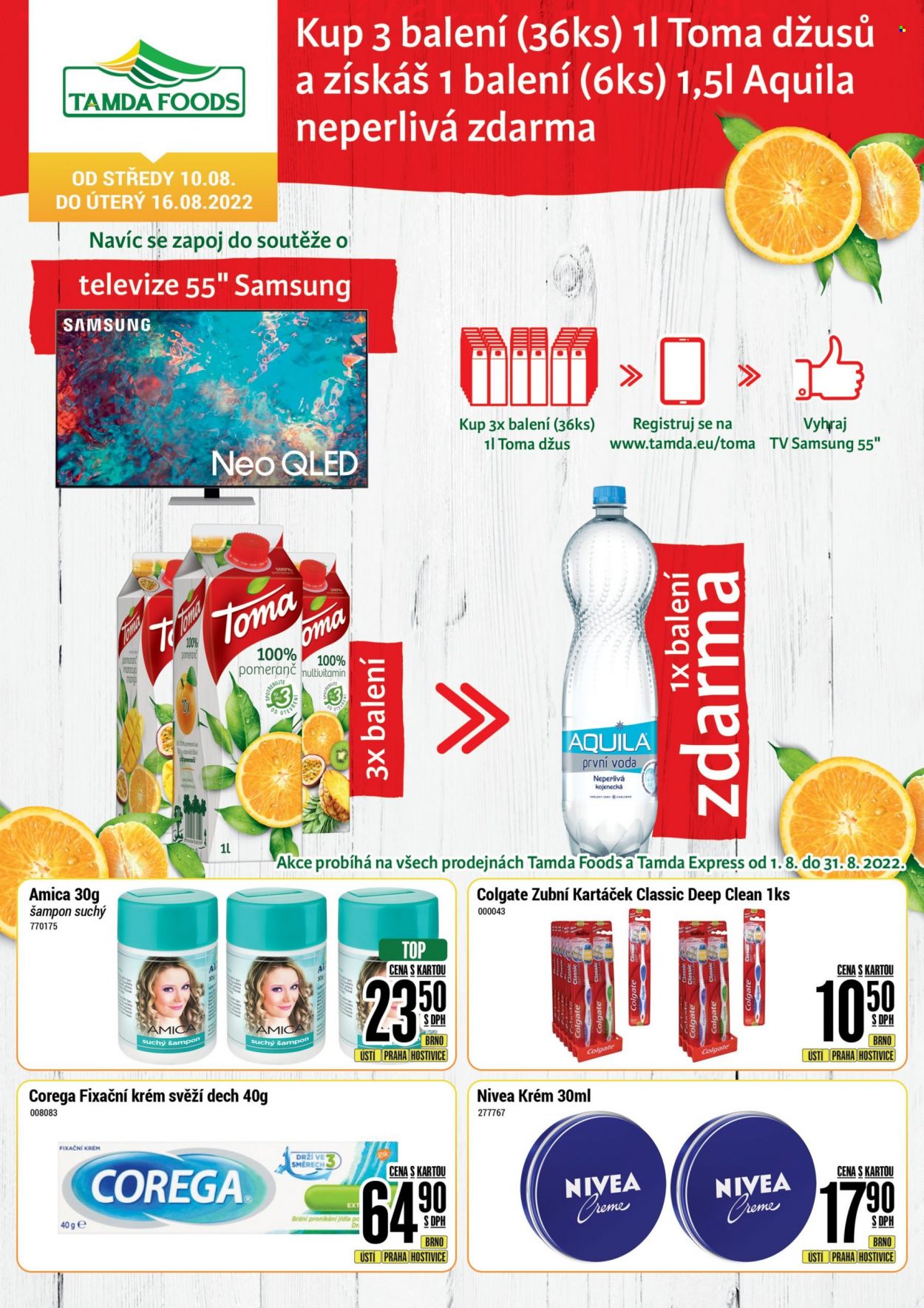 Leták Tamda Foods - 10.8.2022 - 16.8.2022. Strana 1