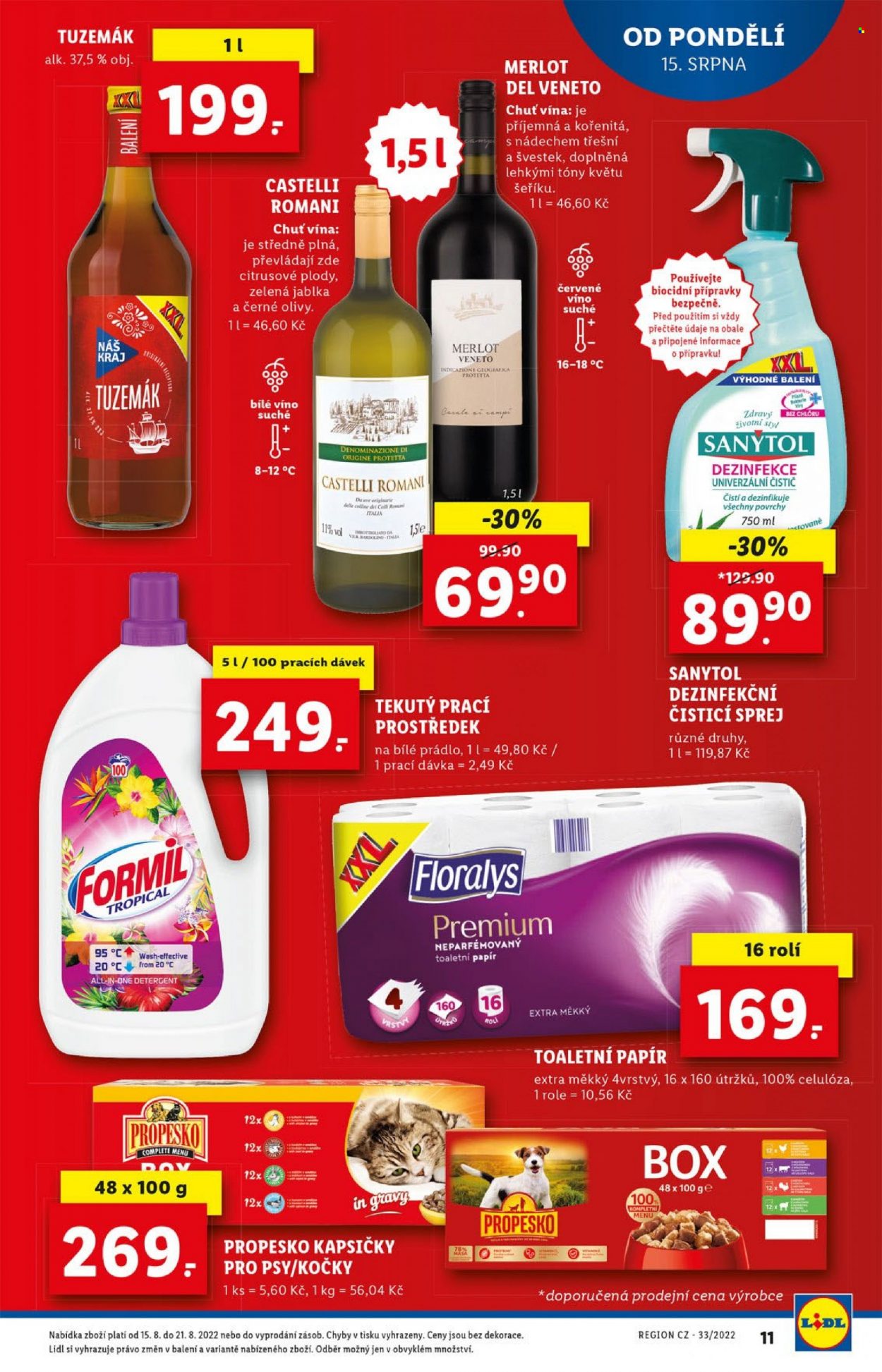 Leták Lidl - 15.8.2022 - 21.8.2022. Strana 11