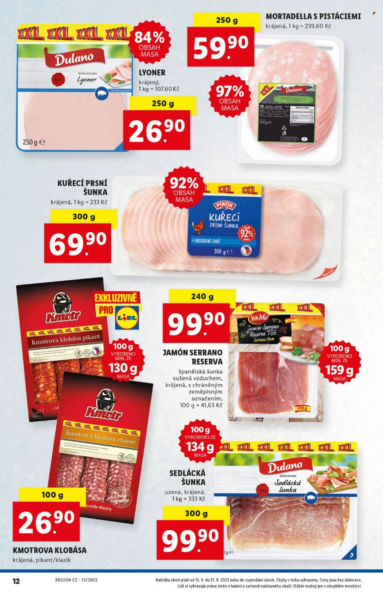 Leták Lidl - 15.8.2022 - 21.8.2022. Strana 12