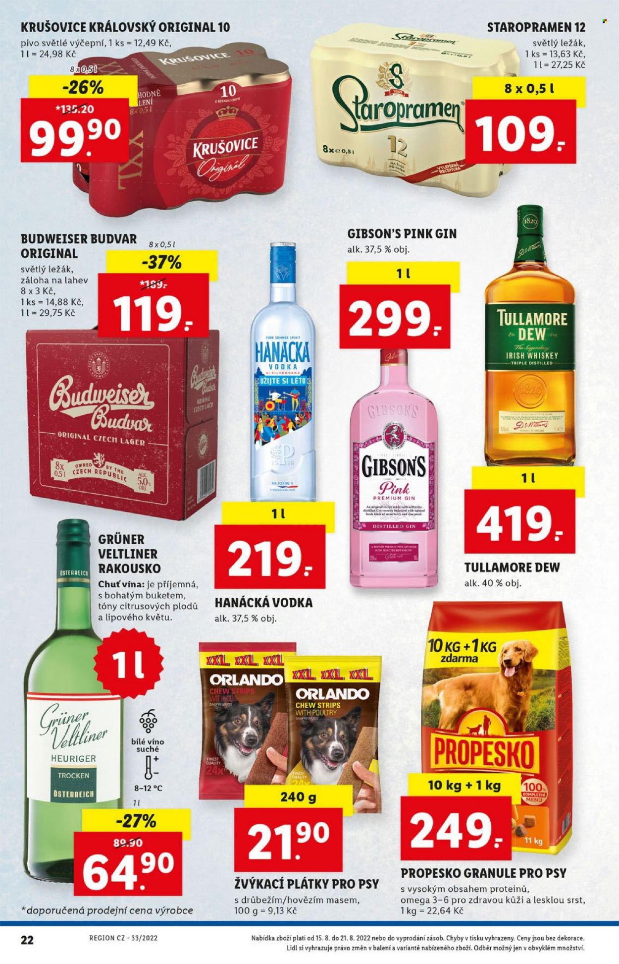 Leták Lidl - 15.8.2022 - 21.8.2022. Strana 22