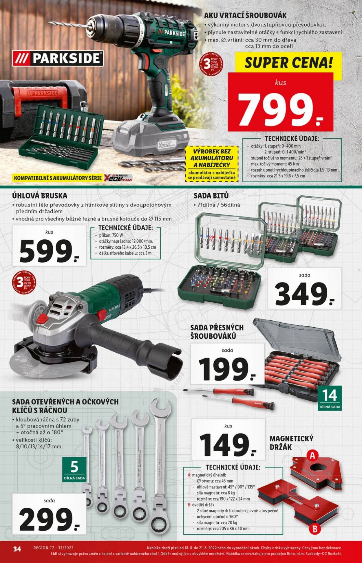 Leták Lidl - 15.8.2022 - 21.8.2022. Strana 34