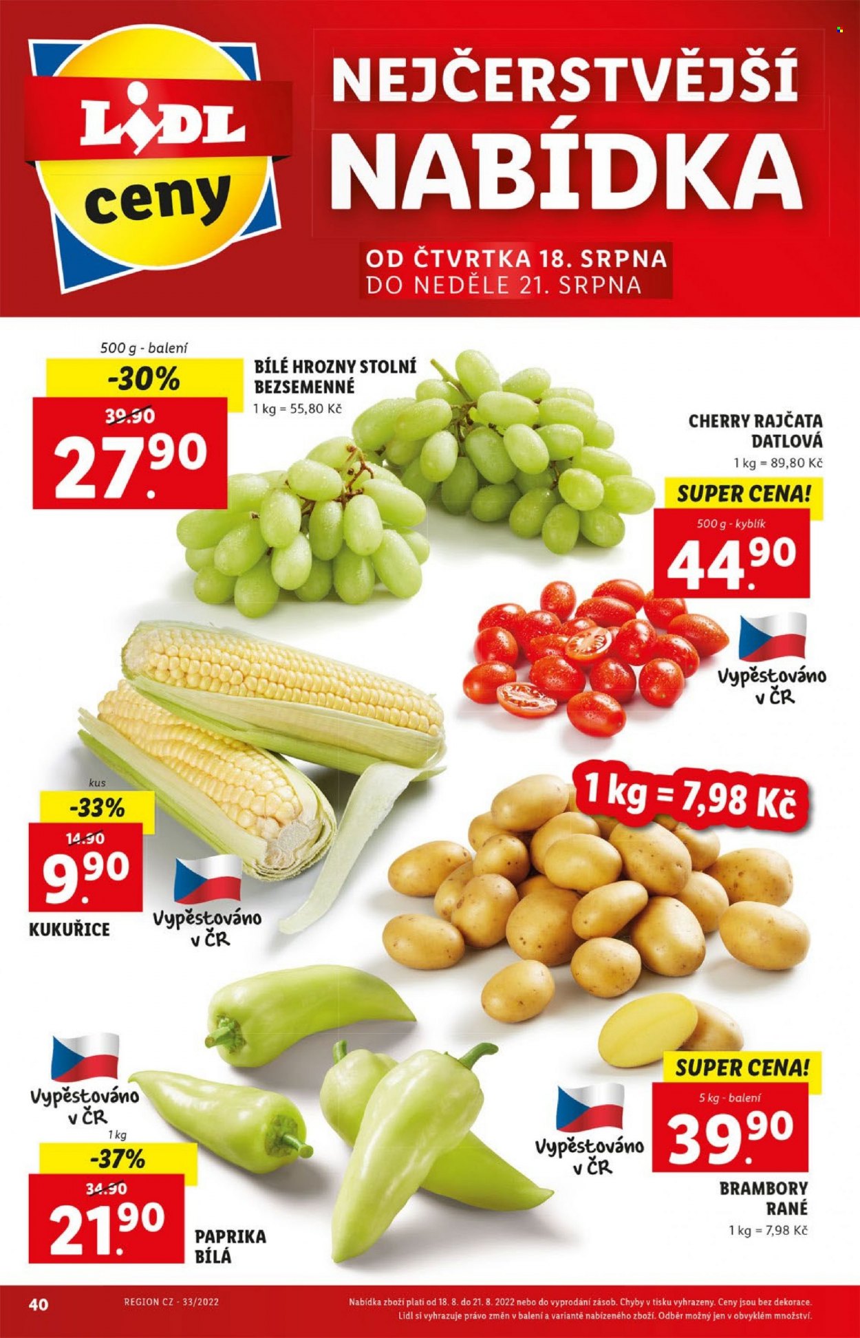 Leták Lidl - 15.8.2022 - 21.8.2022. Strana 40