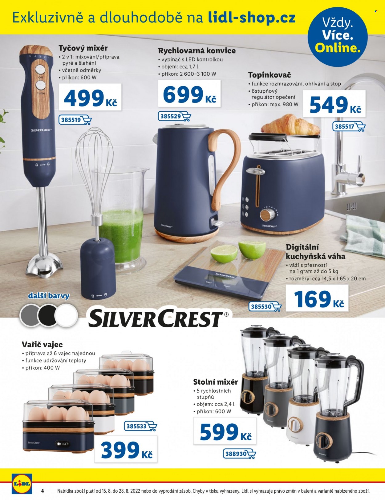 Leták Lidl - 15.8.2022 - 28.8.2022. Strana 4