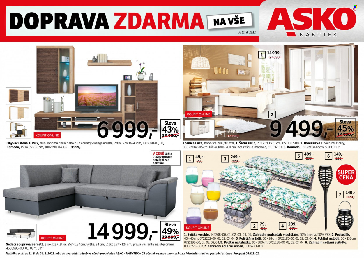 Leták ASKO - 11.8.2022 - 24.8.2022. Strana 1