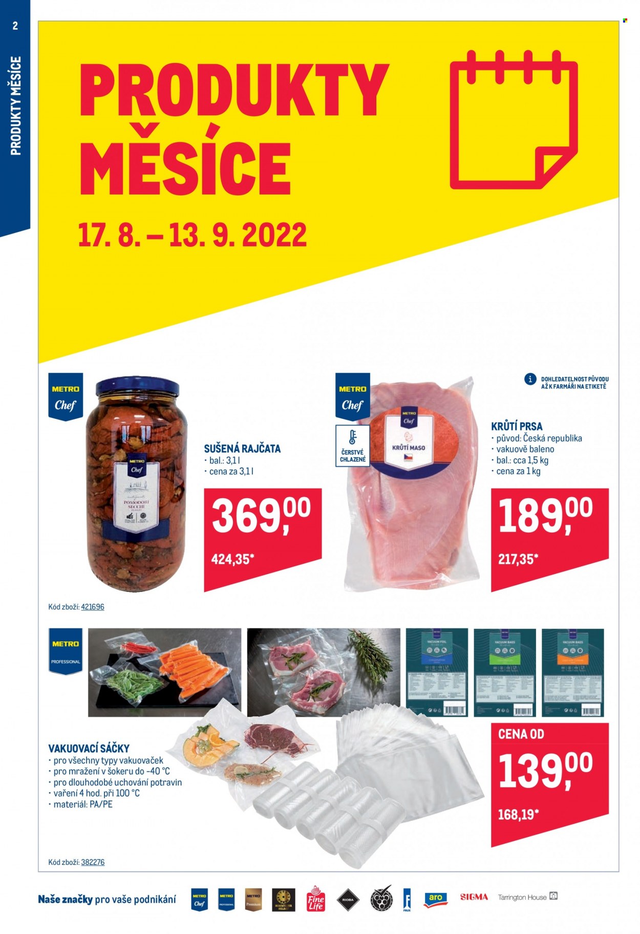 Leták MAKRO - 17.8.2022 - 30.8.2022. Strana 2