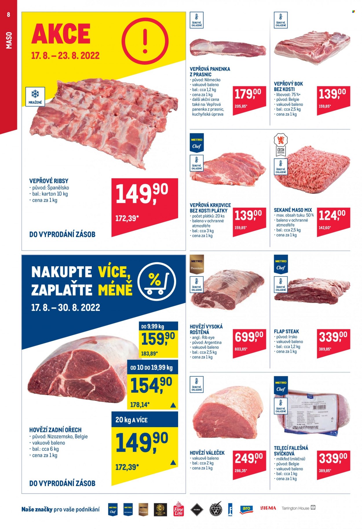 Leták MAKRO - 17.8.2022 - 30.8.2022. Strana 8