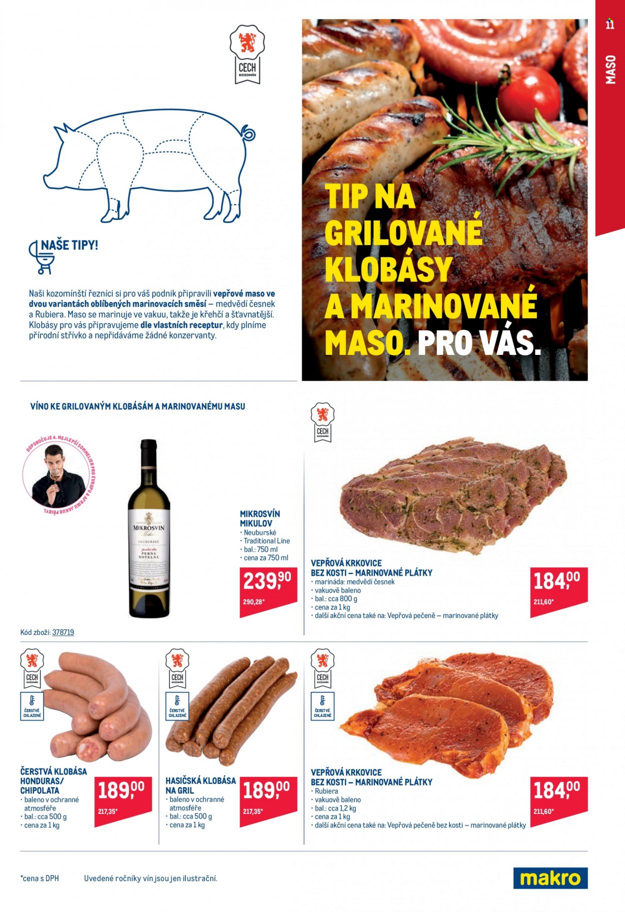 Leták MAKRO - 17.8.2022 - 30.8.2022. Strana 11