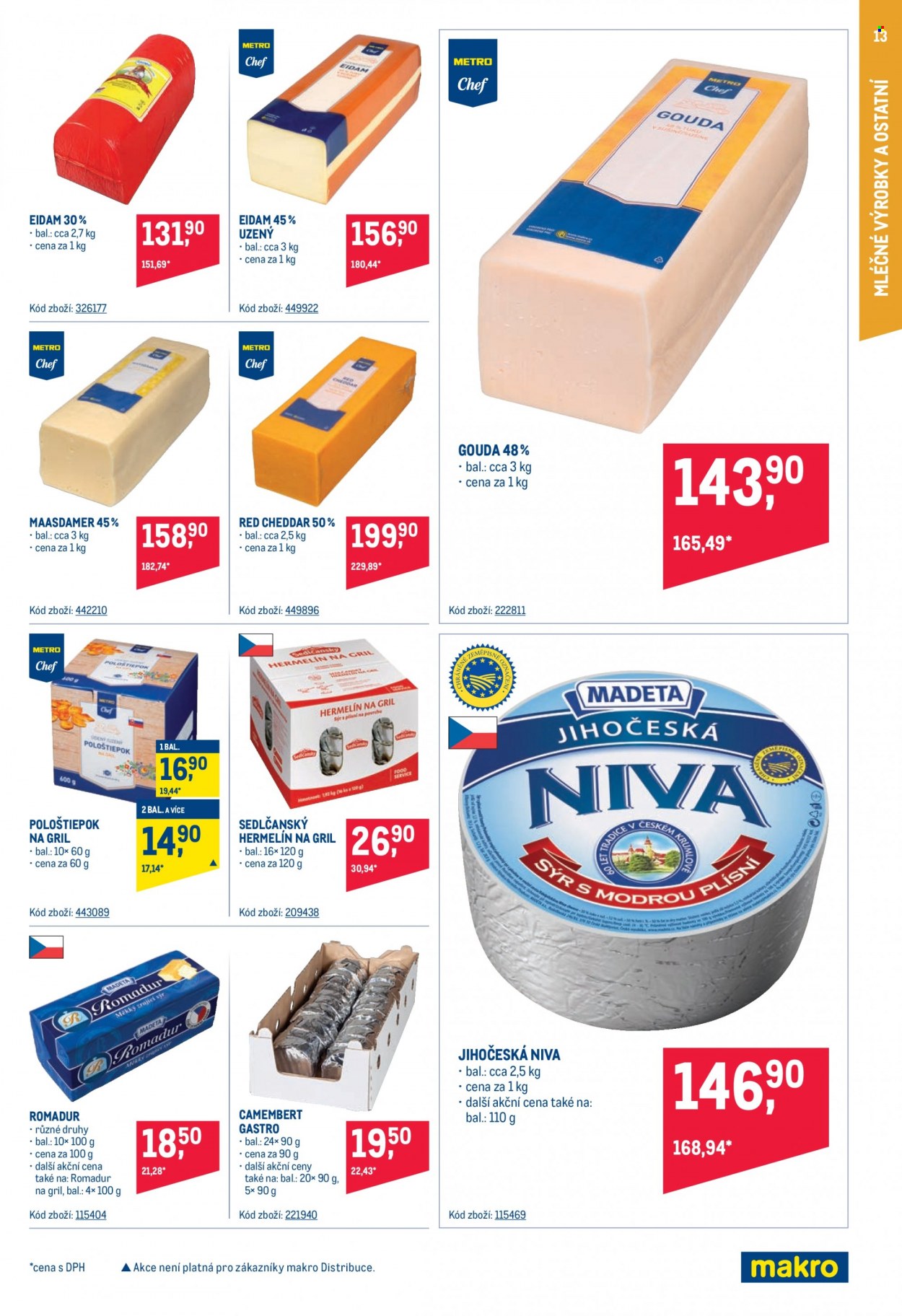 Leták MAKRO - 17.8.2022 - 30.8.2022. Strana 13