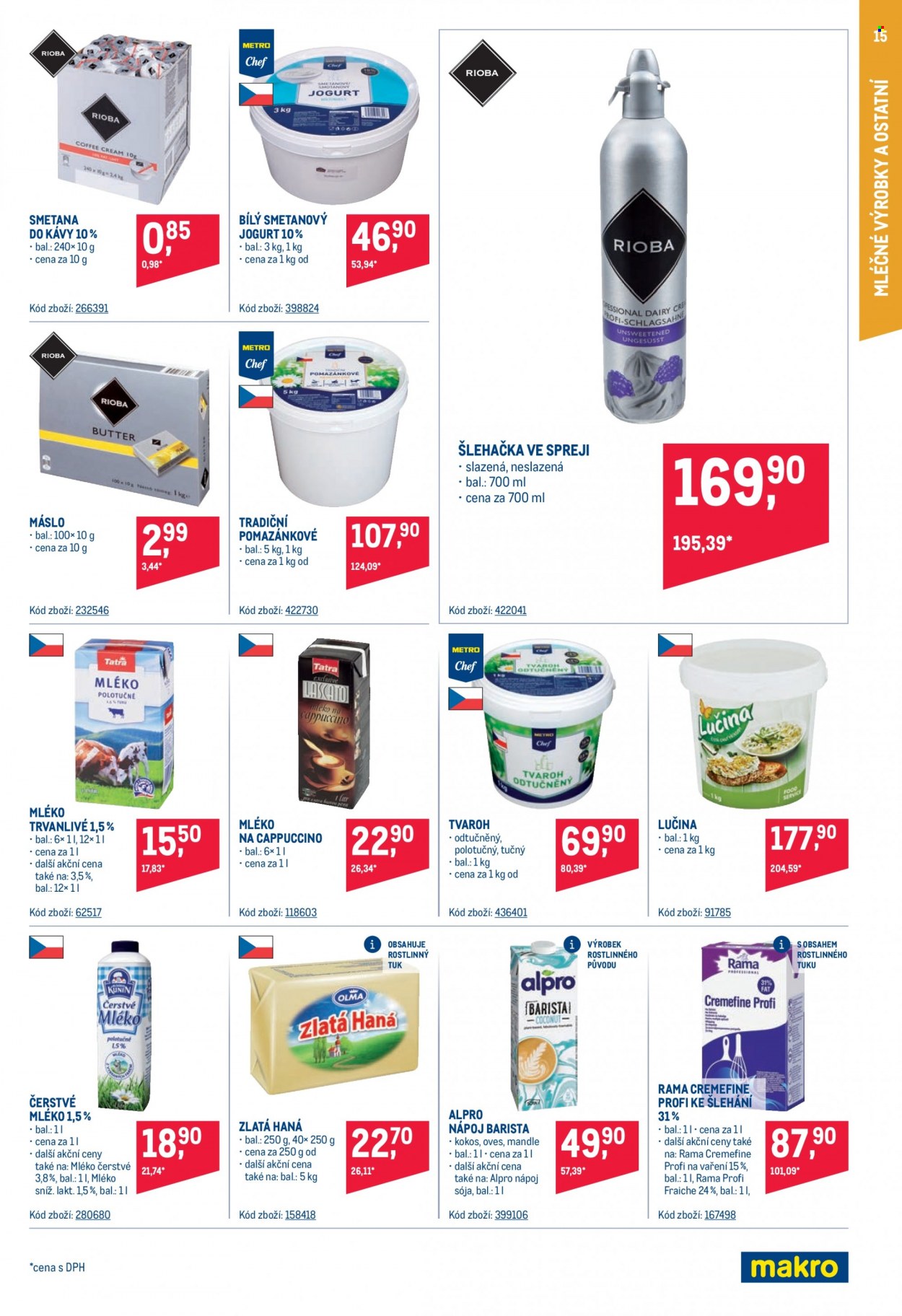 Leták MAKRO - 17.8.2022 - 30.8.2022. Strana 15