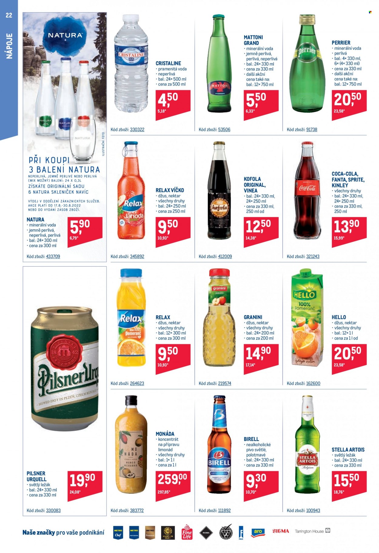 Leták MAKRO - 17.8.2022 - 30.8.2022. Strana 22