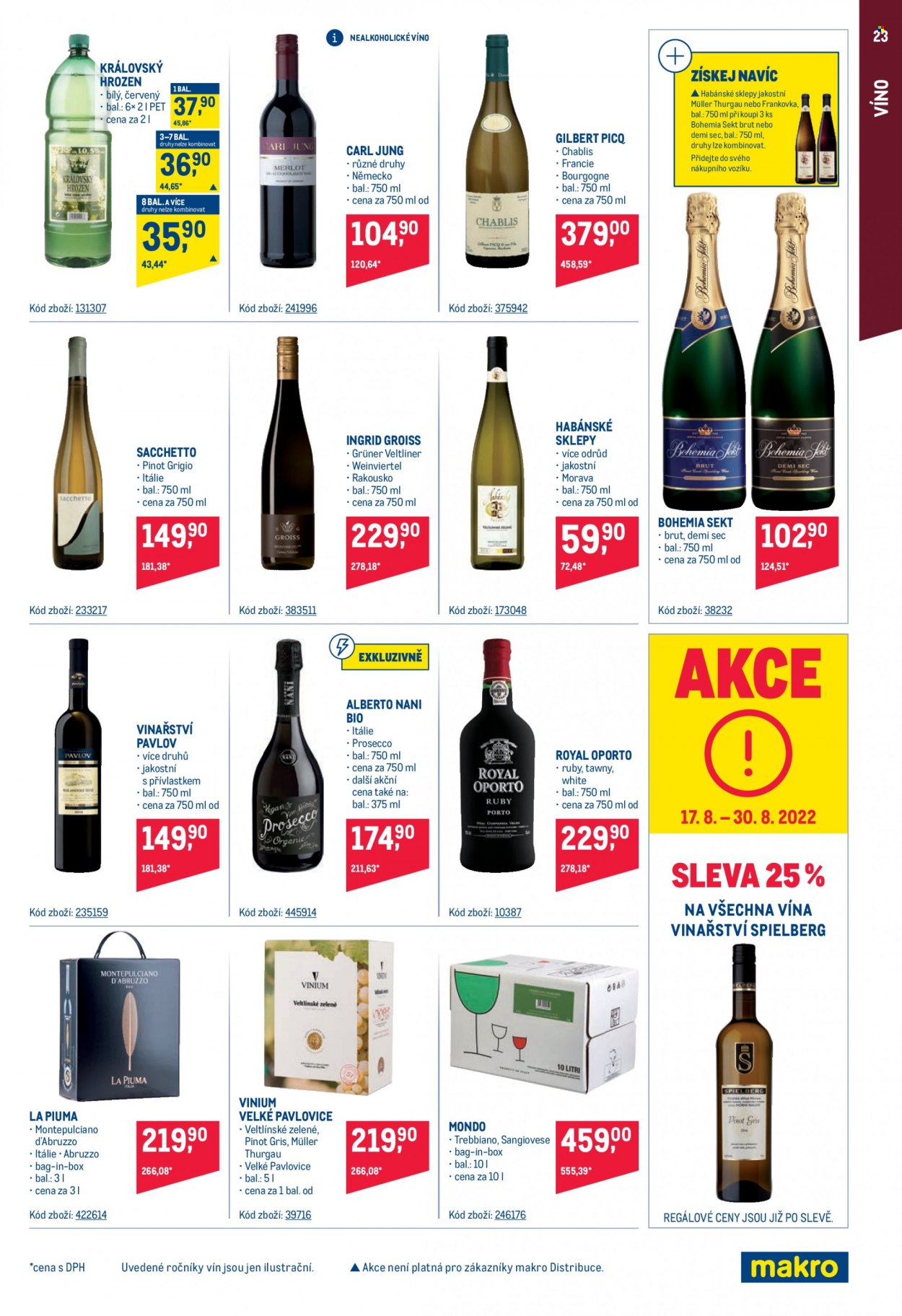 Leták MAKRO - 17.8.2022 - 30.8.2022. Strana 23