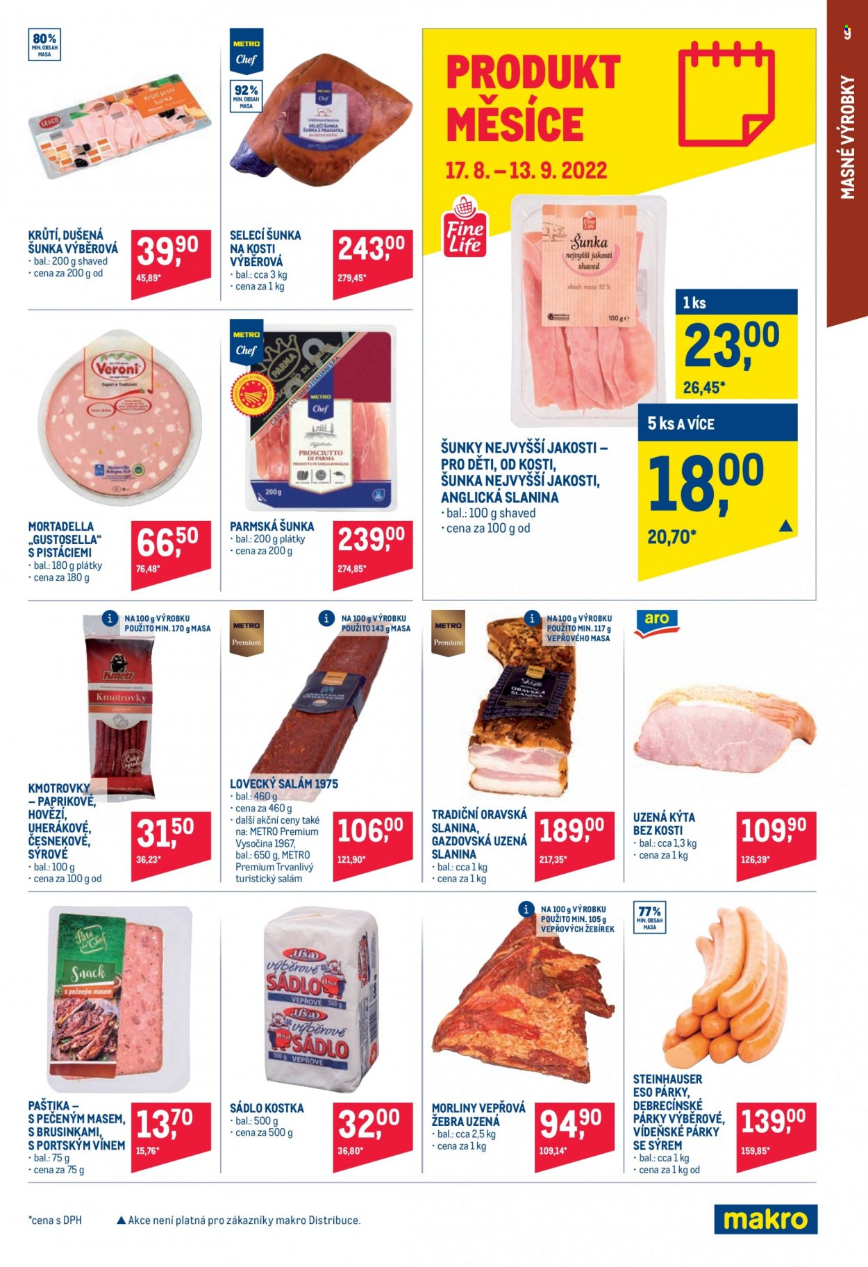 Leták MAKRO - 17.8.2022 - 30.8.2022. Strana 9
