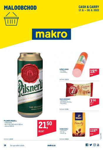 Leták MAKRO - 17.8.2022 - 30.8.2022.