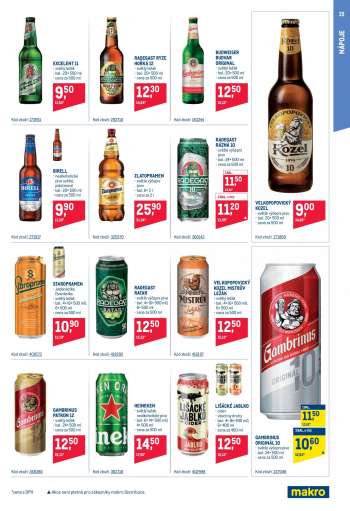 thumbnail - VELKOPOPOVICKÝ KOZEL • světlé výčepní pivo • bal.: 20× 500 ml • cena za 500 ml