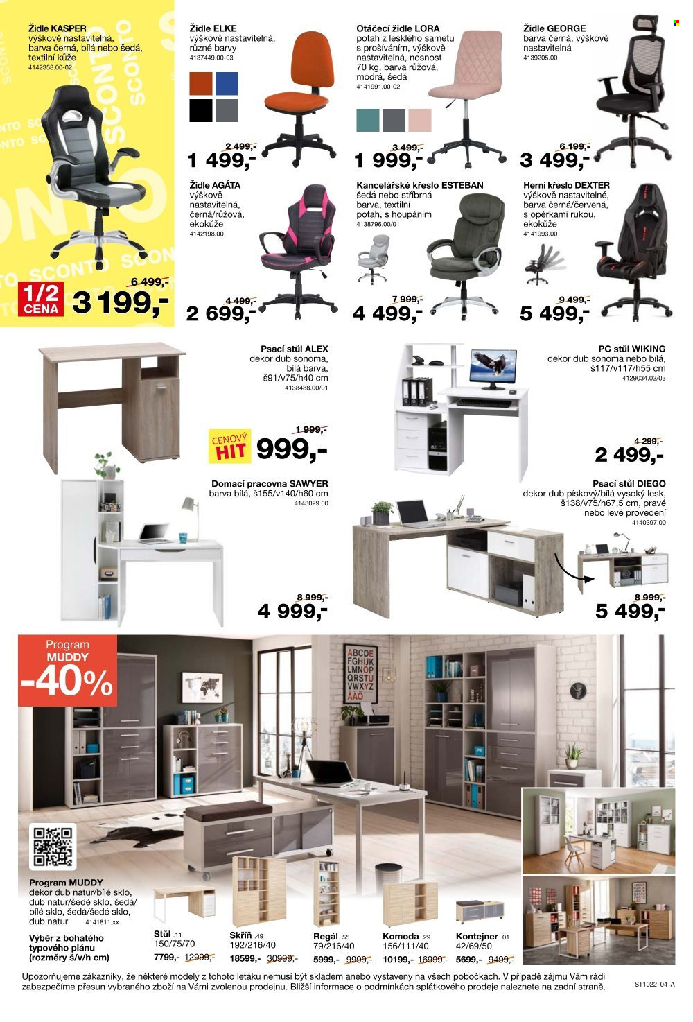 Leták SCONTO NÁBYTEK - 12.8.2022 - 1.9.2022. Strana 4