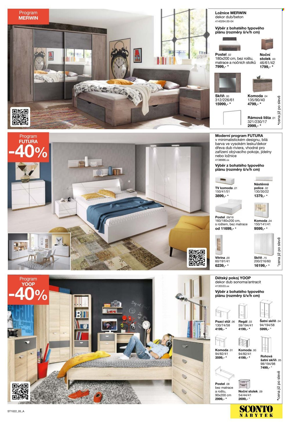 Leták SCONTO NÁBYTEK - 12.8.2022 - 1.9.2022. Strana 5