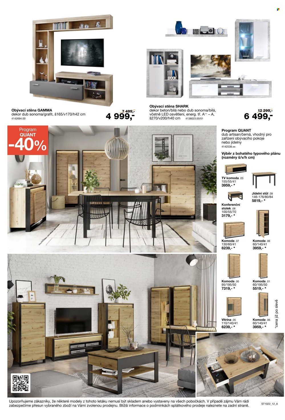 Leták SCONTO NÁBYTEK - 12.8.2022 - 1.9.2022. Strana 12