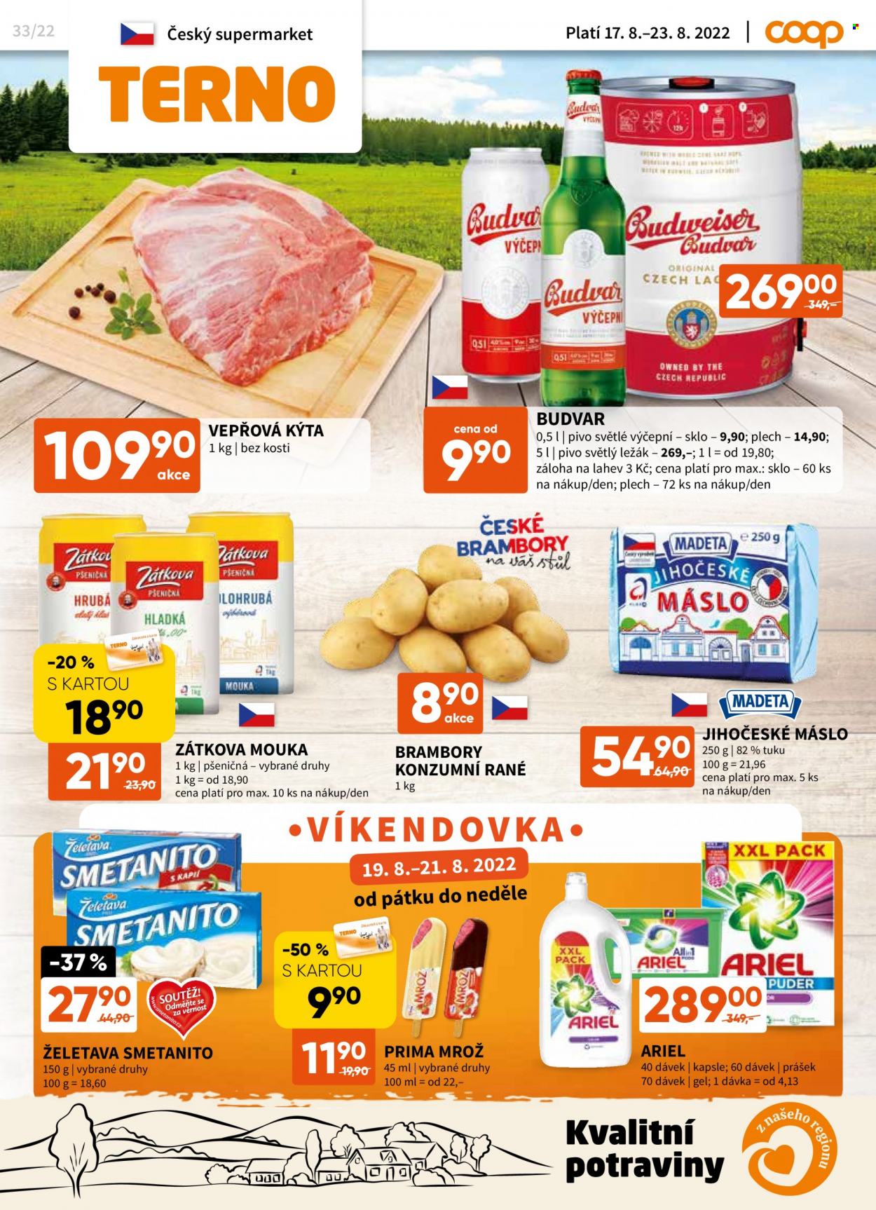 Leták coop TERNO - 17.8.2022 - 23.8.2022. Strana 1