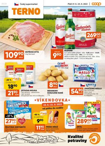 Leták coop TERNO - 17.8.2022 - 23.8.2022.
