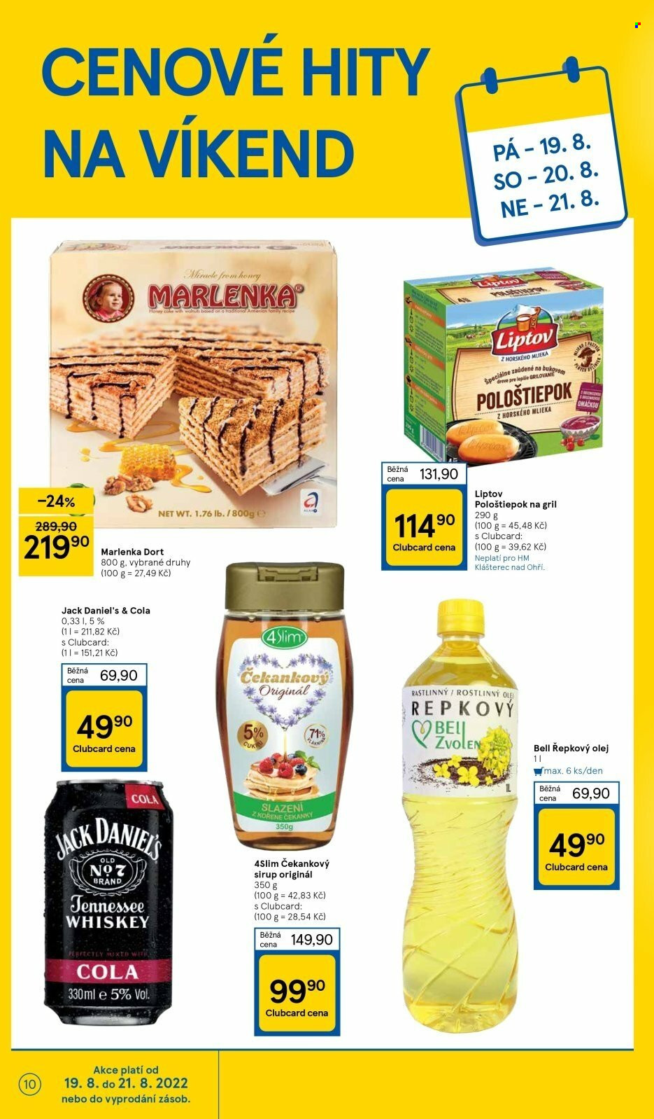 Leták TESCO - 17.8.2022 - 23.8.2022. Strana 10