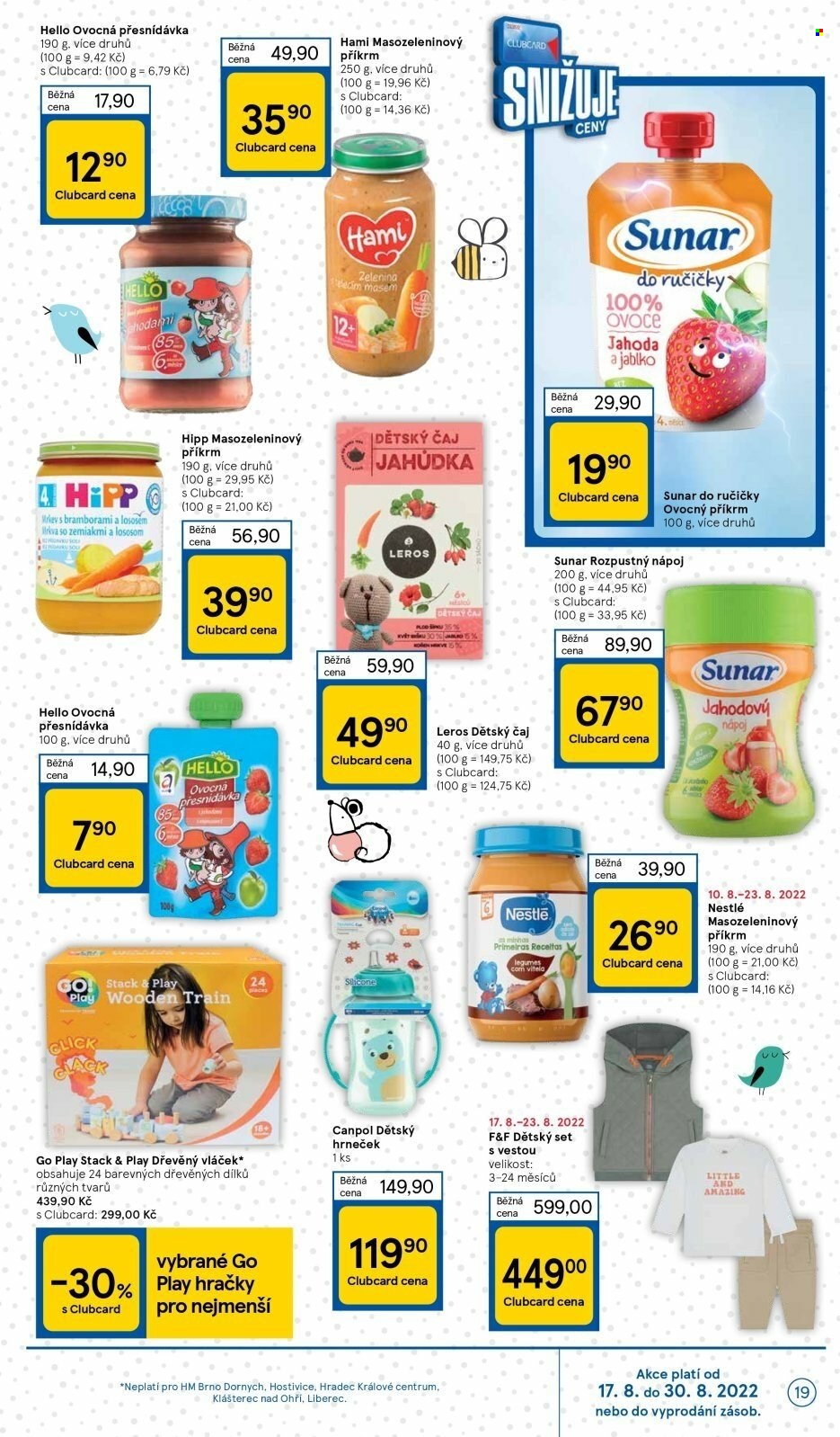 Leták TESCO - 17.8.2022 - 23.8.2022. Strana 19