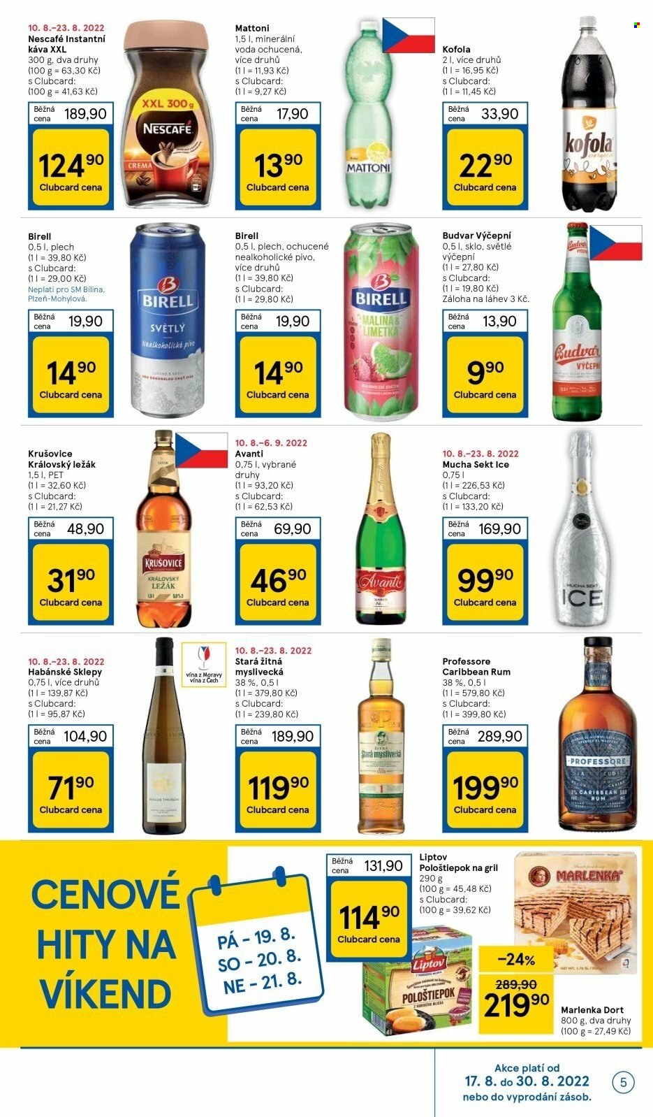 Leták TESCO supermarket - 17.8.2022 - 23.8.2022. Strana 5