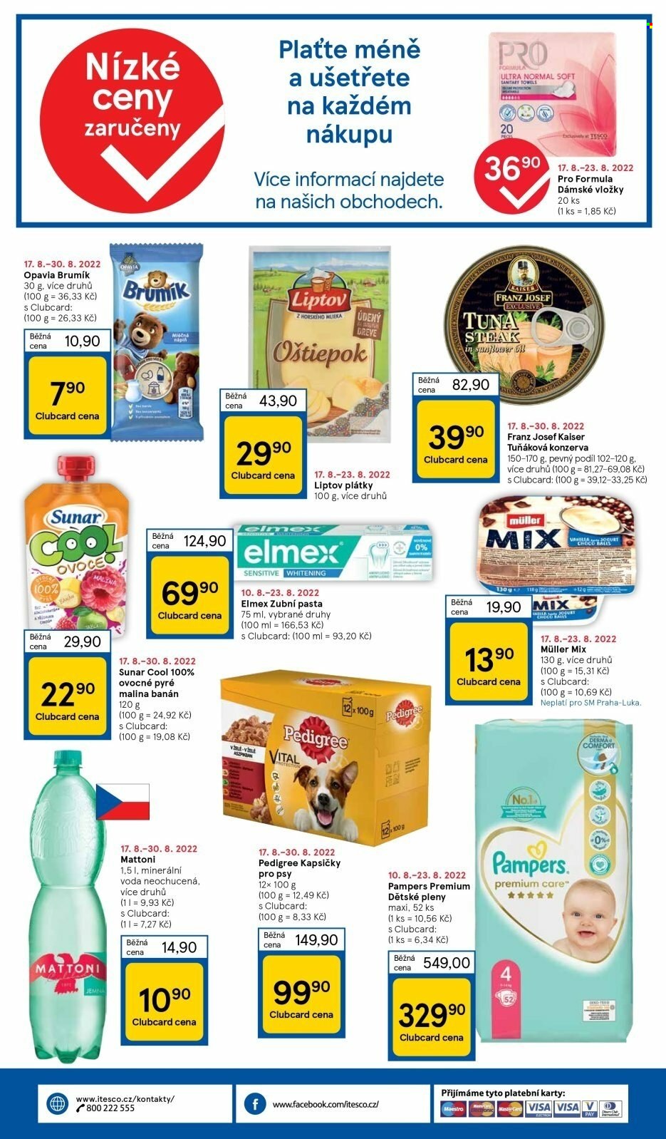 Leták TESCO supermarket - 17.8.2022 - 23.8.2022. Strana 8