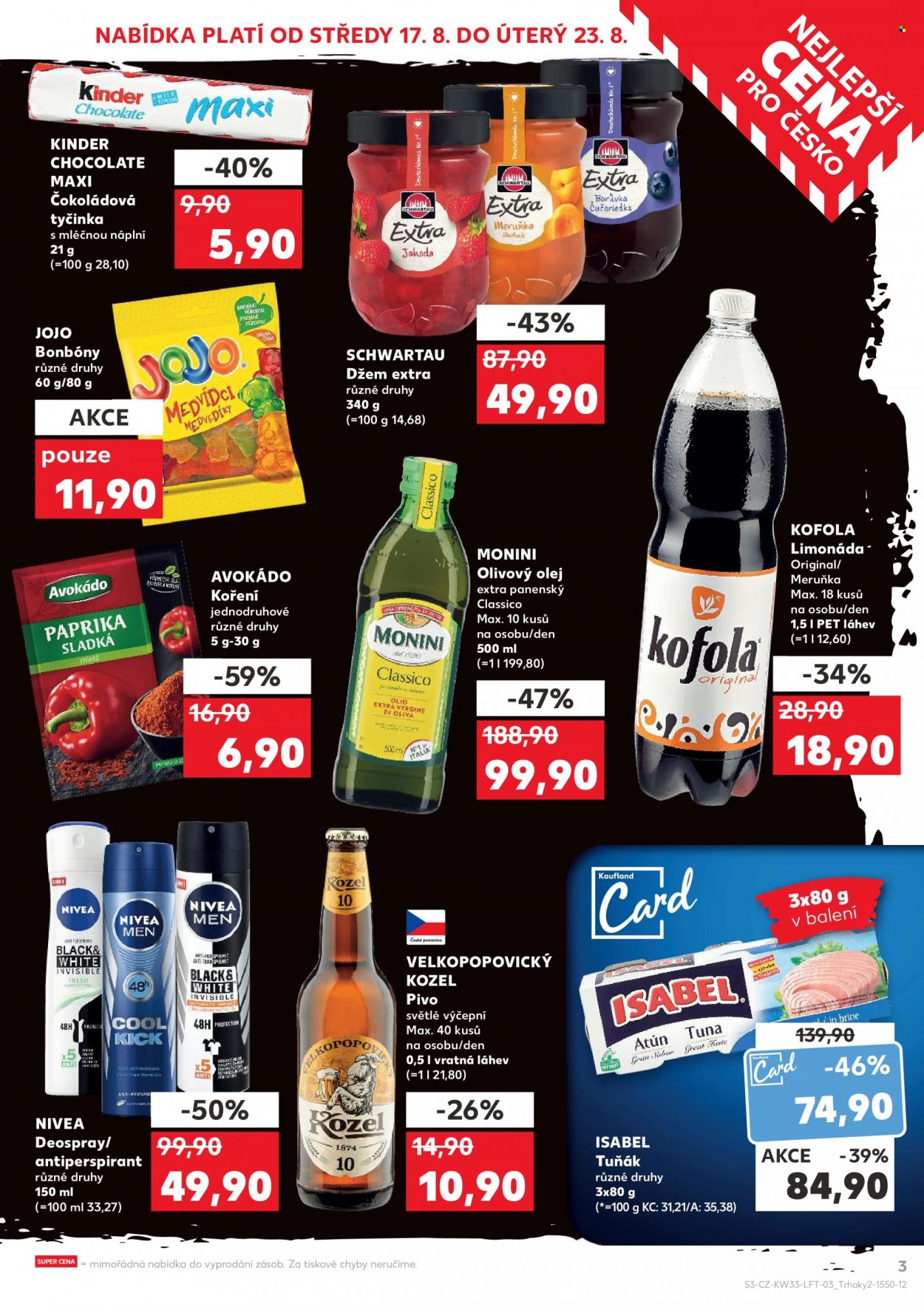 Leták Kaufland - 17.8.2022 - 23.8.2022. Strana 3