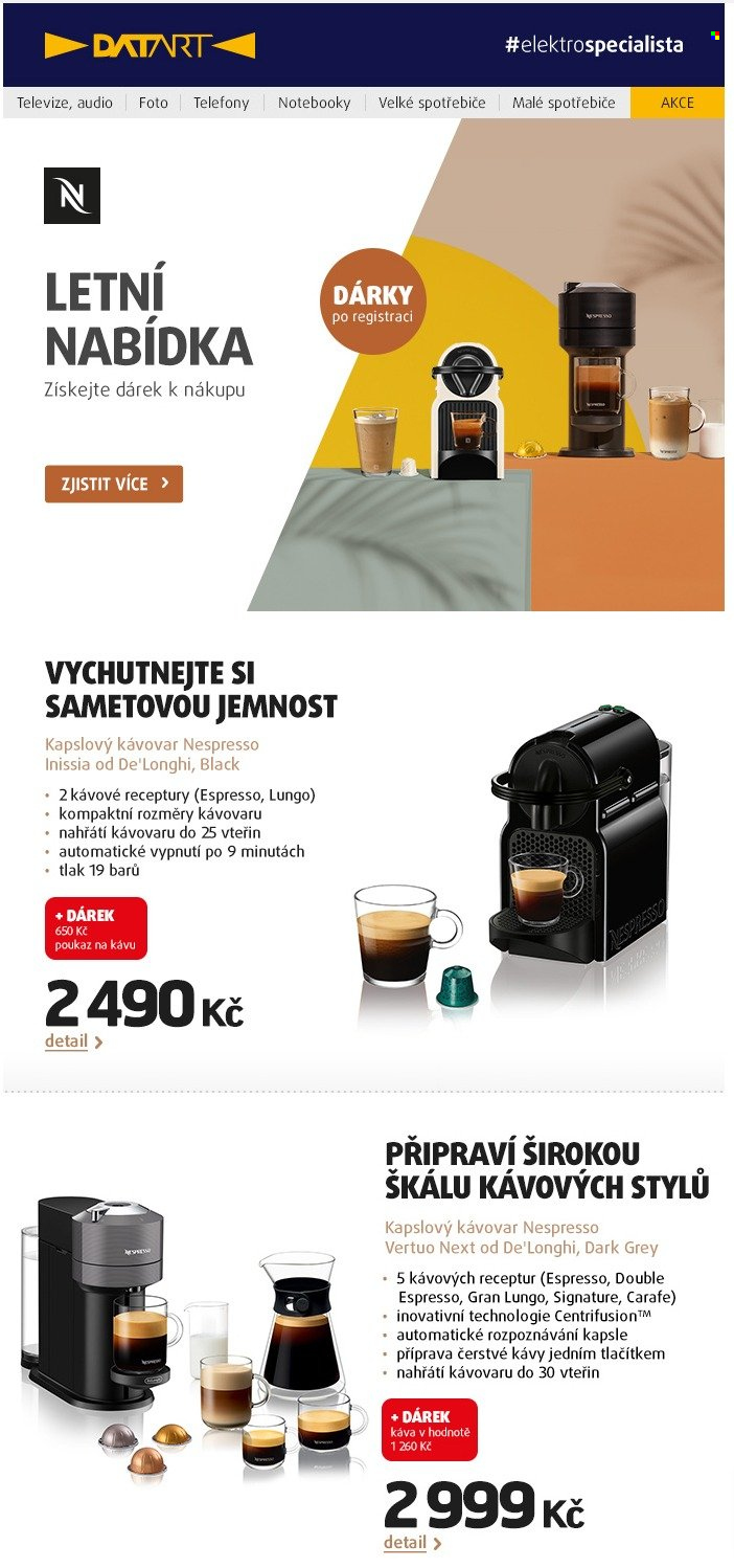 Leták DATART - 17.8.2022 - 22.8.2022. Strana 1