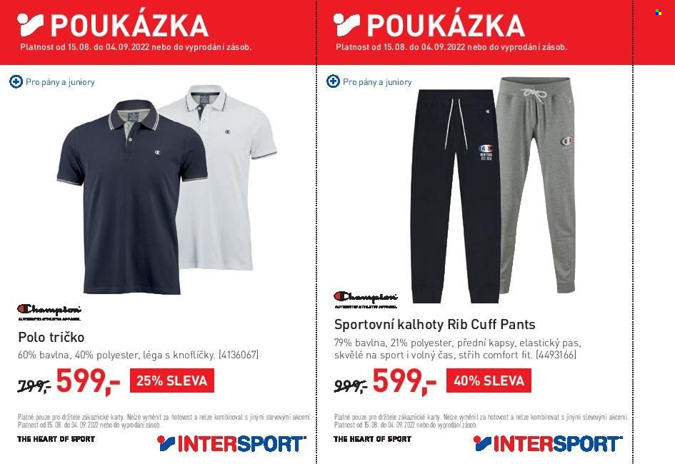 Leták INTERSPORT - 15.8.2022 - 4.9.2022. Strana 6